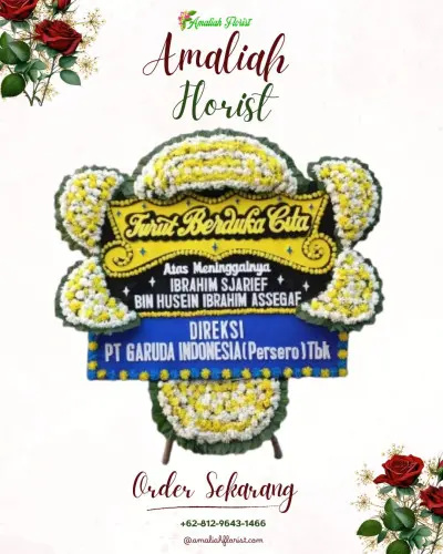 Papan Bunga Duka di Kacang Pedang